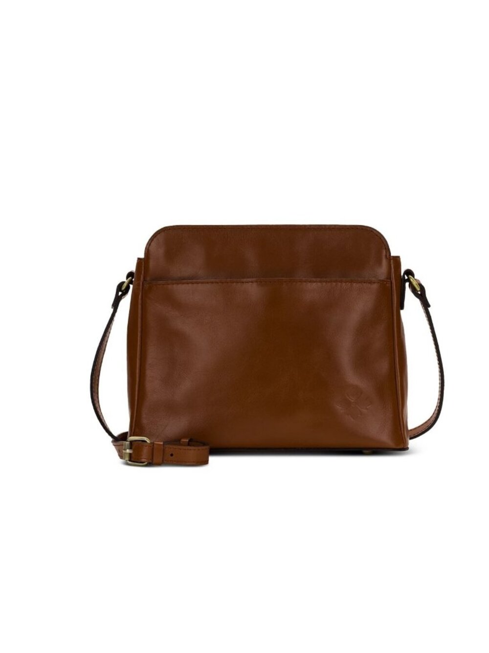 PATRICIA NASH Ithaca leather small crossbody bag + Dust bag Cognac